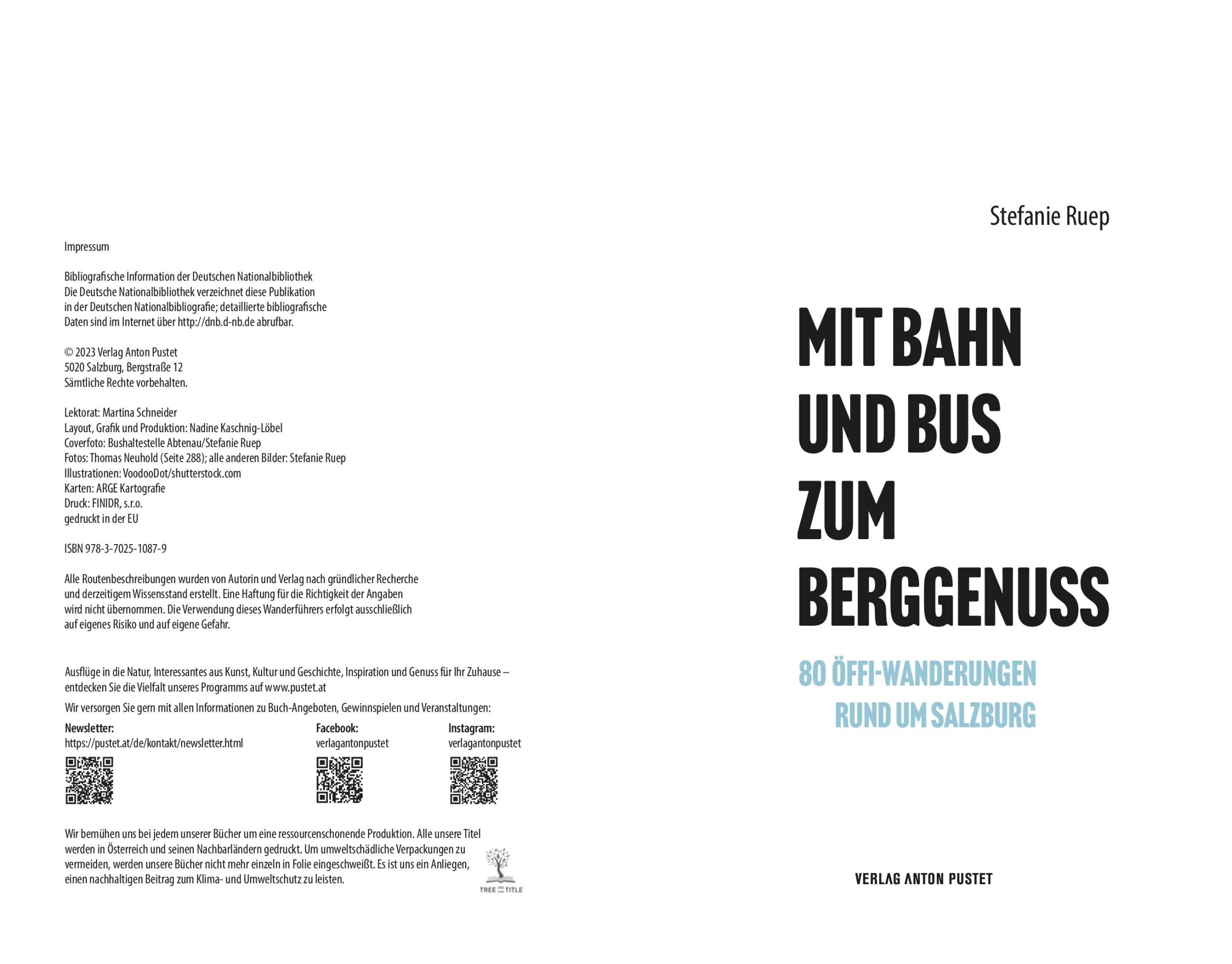 Bild: 9783702510879 | Mit Bahn und Bus zum Berggenuss | Stefanie Ruep | Taschenbuch | 306 S.