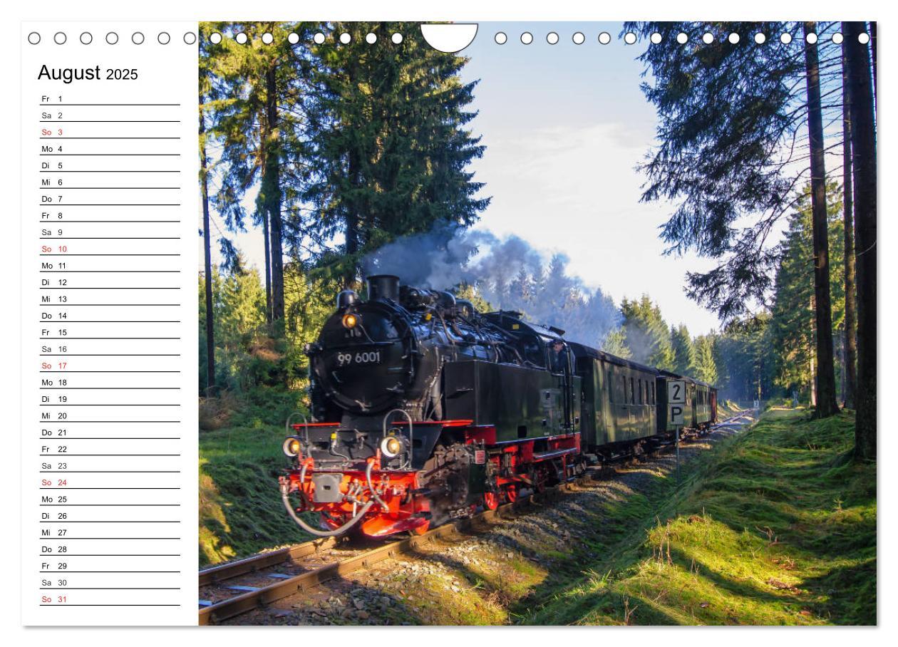 Bild: 9783435217908 | Schmalspurbahnen im Harz (Wandkalender 2025 DIN A4 quer), CALVENDO...