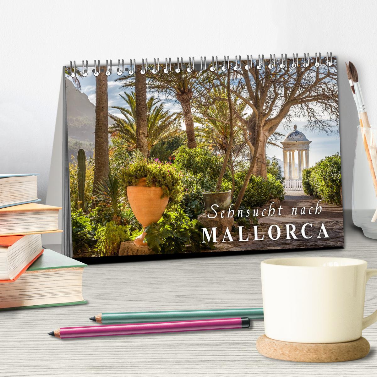 Bild: 9783435452415 | Sehnsucht nach Mallorca (Tischkalender 2025 DIN A5 quer), CALVENDO...