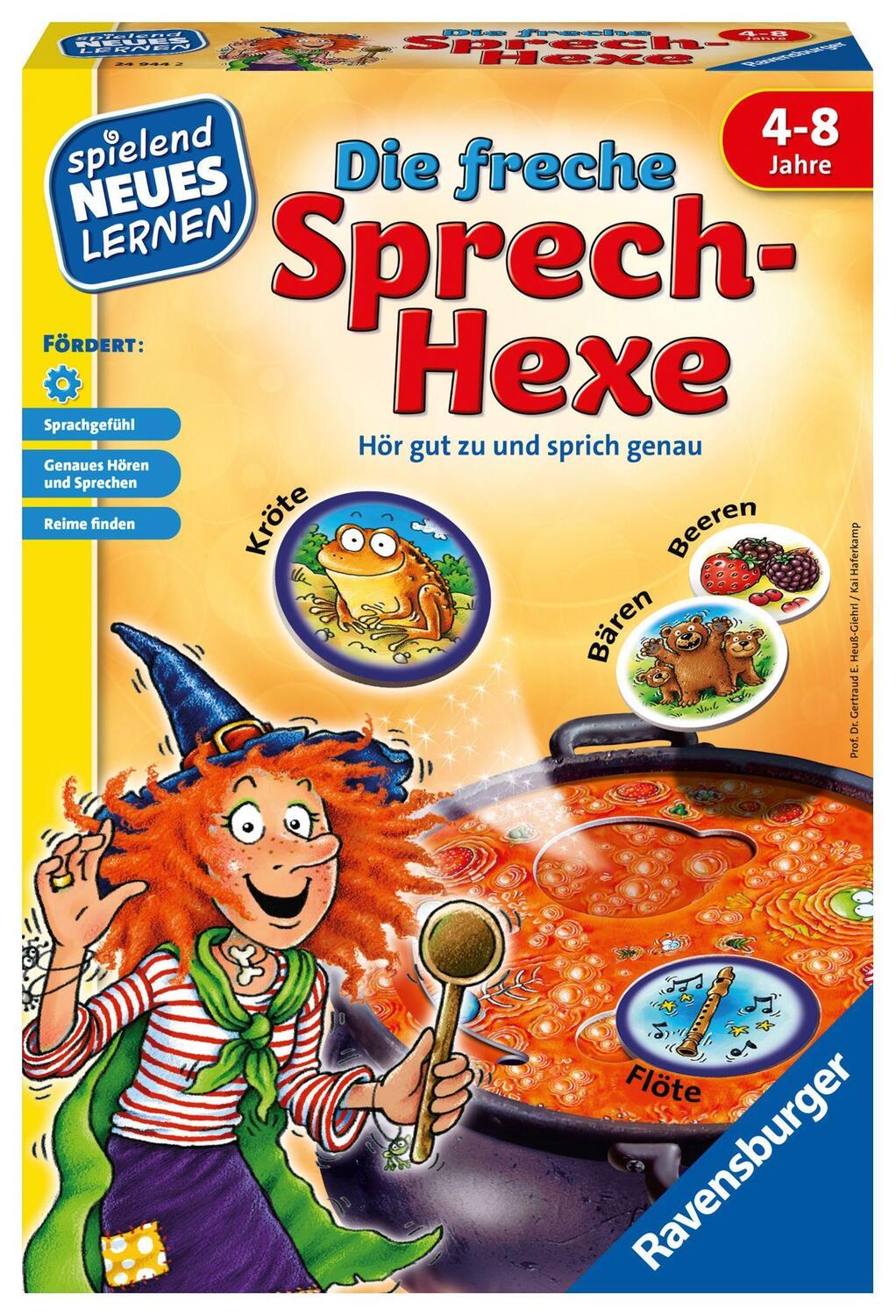 Cover: 4005556249442 | Die freche Sprech-Hexe | Hör gut zu und sprich genau | Spiel | Deutsch