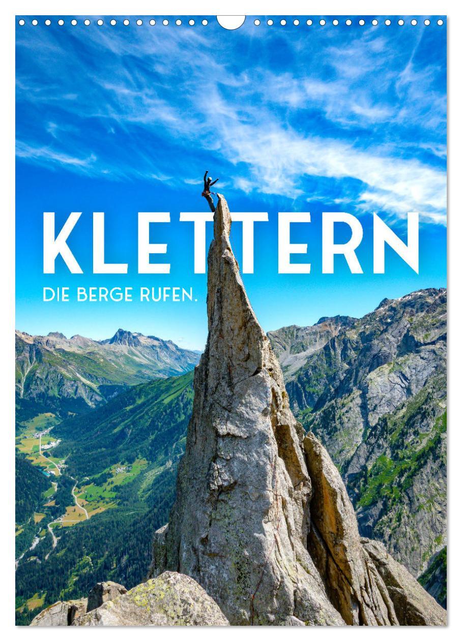 Cover: 9783435894208 | Klettern - Die Berge rufen. (Wandkalender 2025 DIN A3 hoch),...