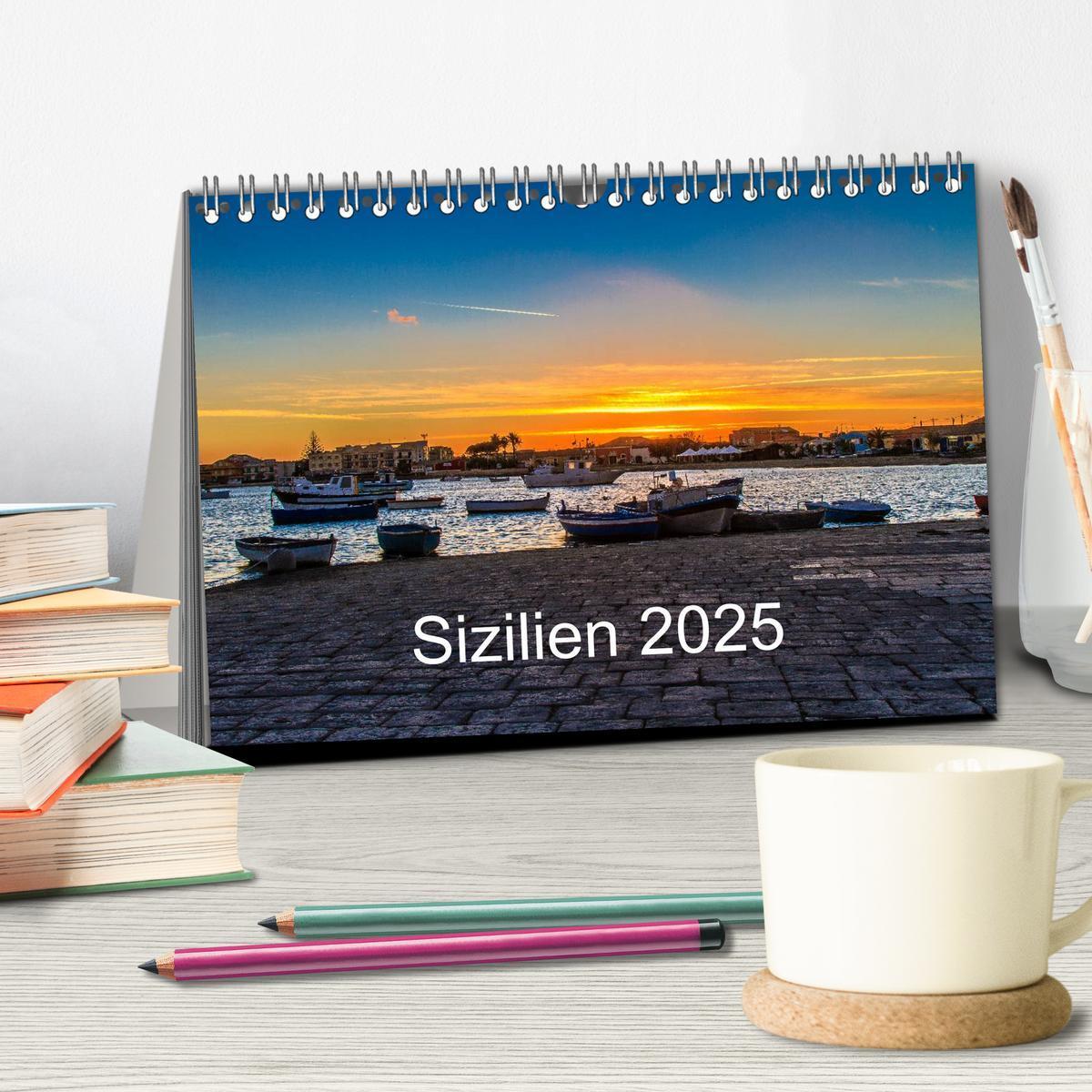 Bild: 9783435751235 | Sizilien 2025 (Tischkalender 2025 DIN A5 quer), CALVENDO...