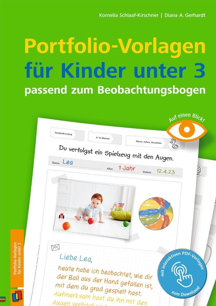 Cover: 9783834662637 | Portfolio-Vorlagen für Kinder unter 3 - passend zum Beobachtungsbogen