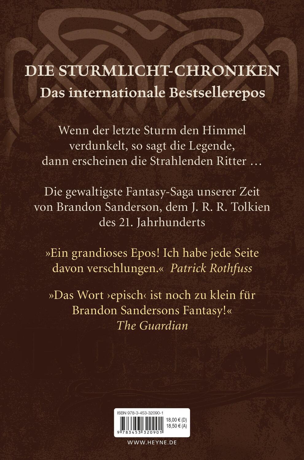 Bild: 9783453320901 | Der Ruf der Klingen | Roman | Brandon Sanderson | Taschenbuch | 960 S.