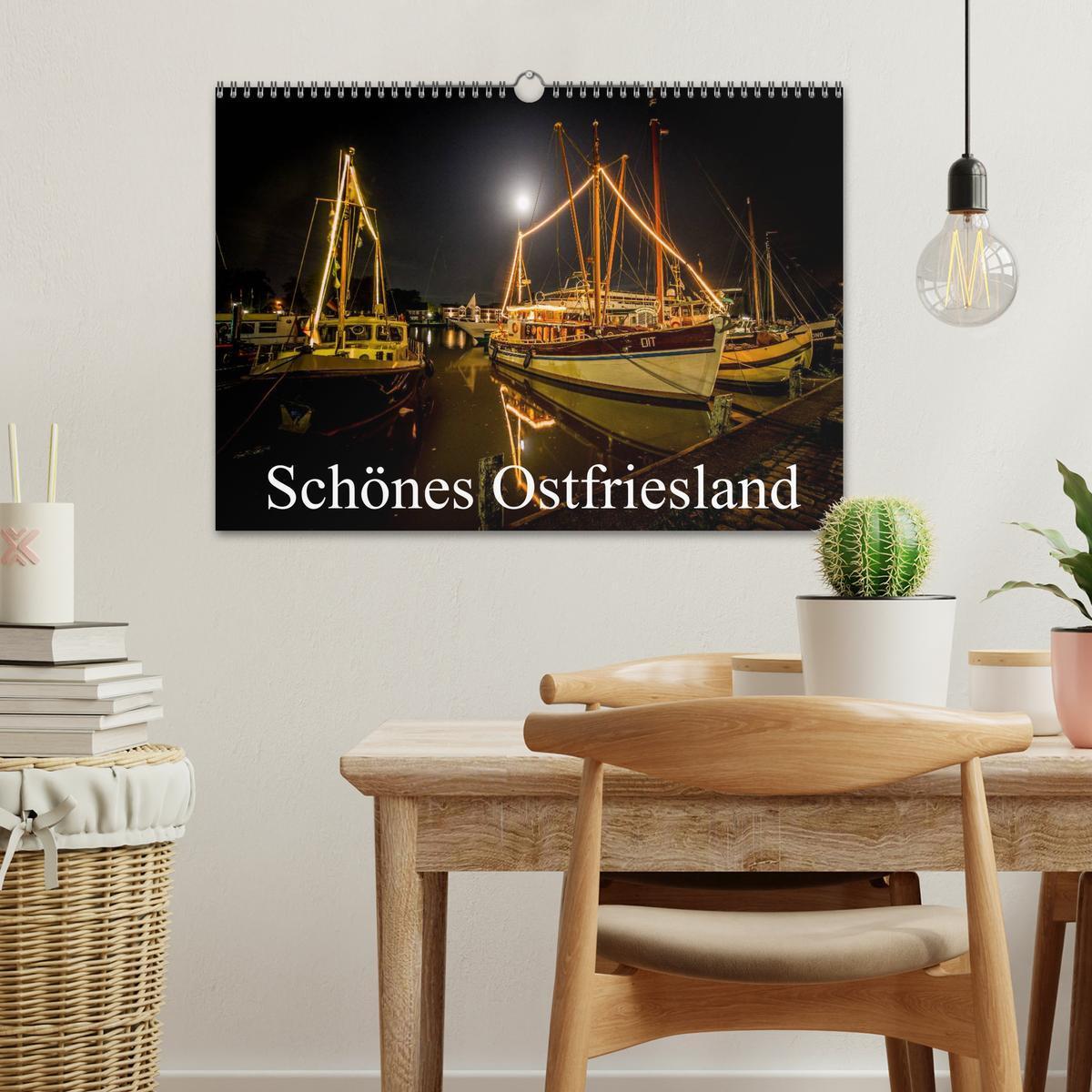 Bild: 9783435730384 | Schönes Ostfriesland (Wandkalender 2025 DIN A3 quer), CALVENDO...