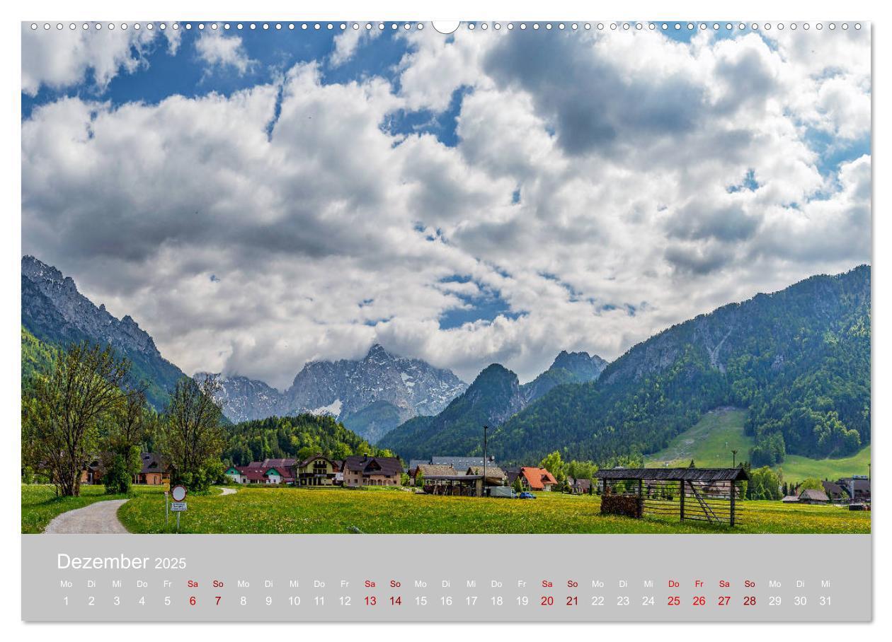 Bild: 9783435346202 | Die Julischen Alpen (Wandkalender 2025 DIN A2 quer), CALVENDO...