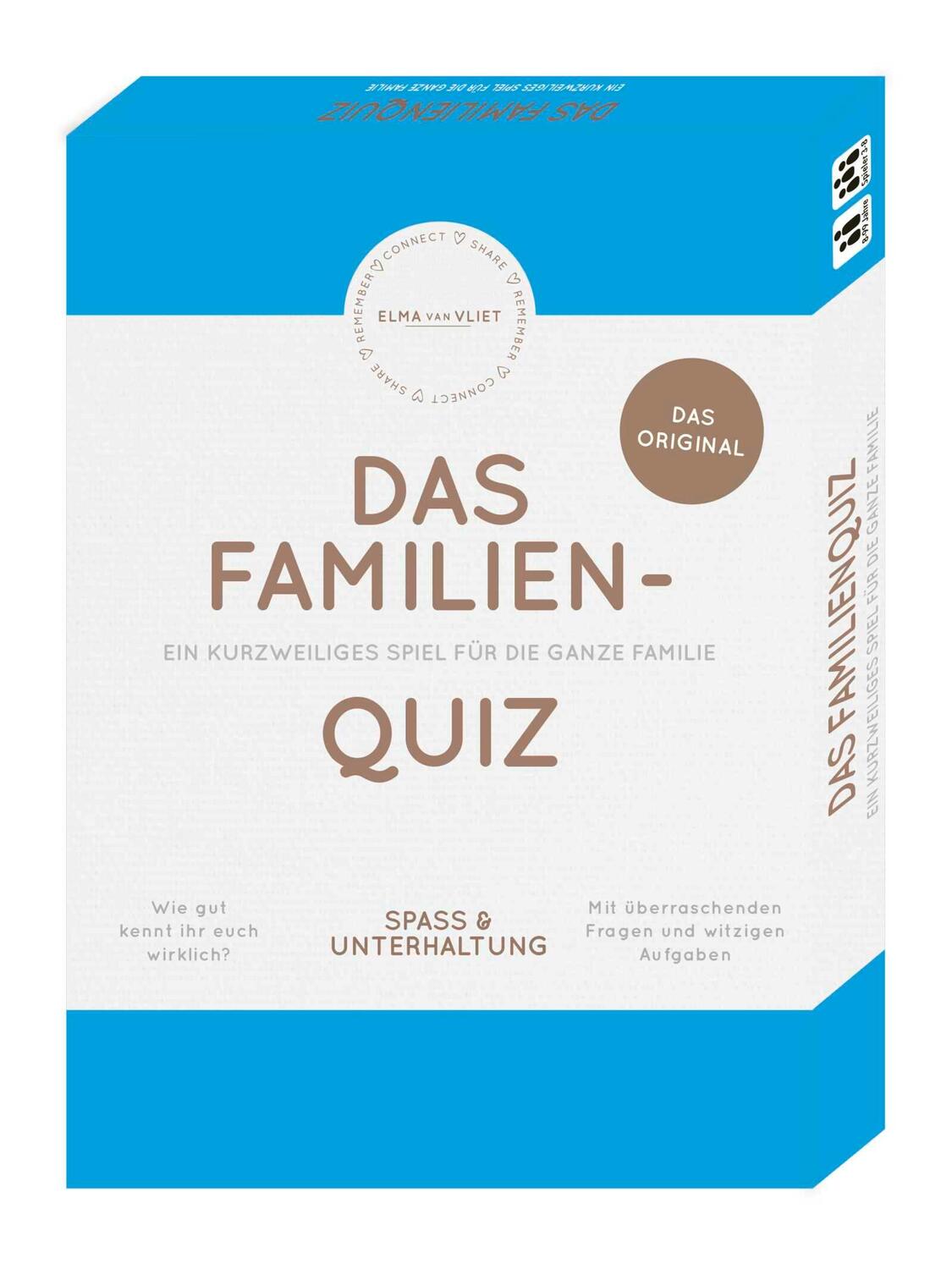 Cover: 4251693901570 | Erzähl mal! Das Familienquiz | Elma Van Vliet | Spiel | Schachtel