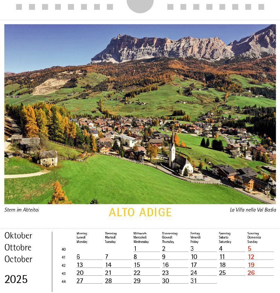 Bild: 9788887531657 | Südtirol 025, Postkartenkalender Querformat | Kalender | 2025