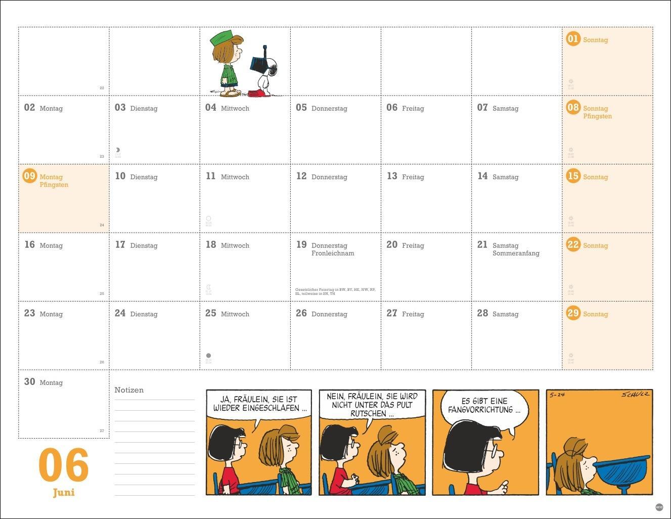 Bild: 9783756405244 | Peanuts Monatsplaner 2025 | Heye | Kalender | Spiralbindung | 15 S.