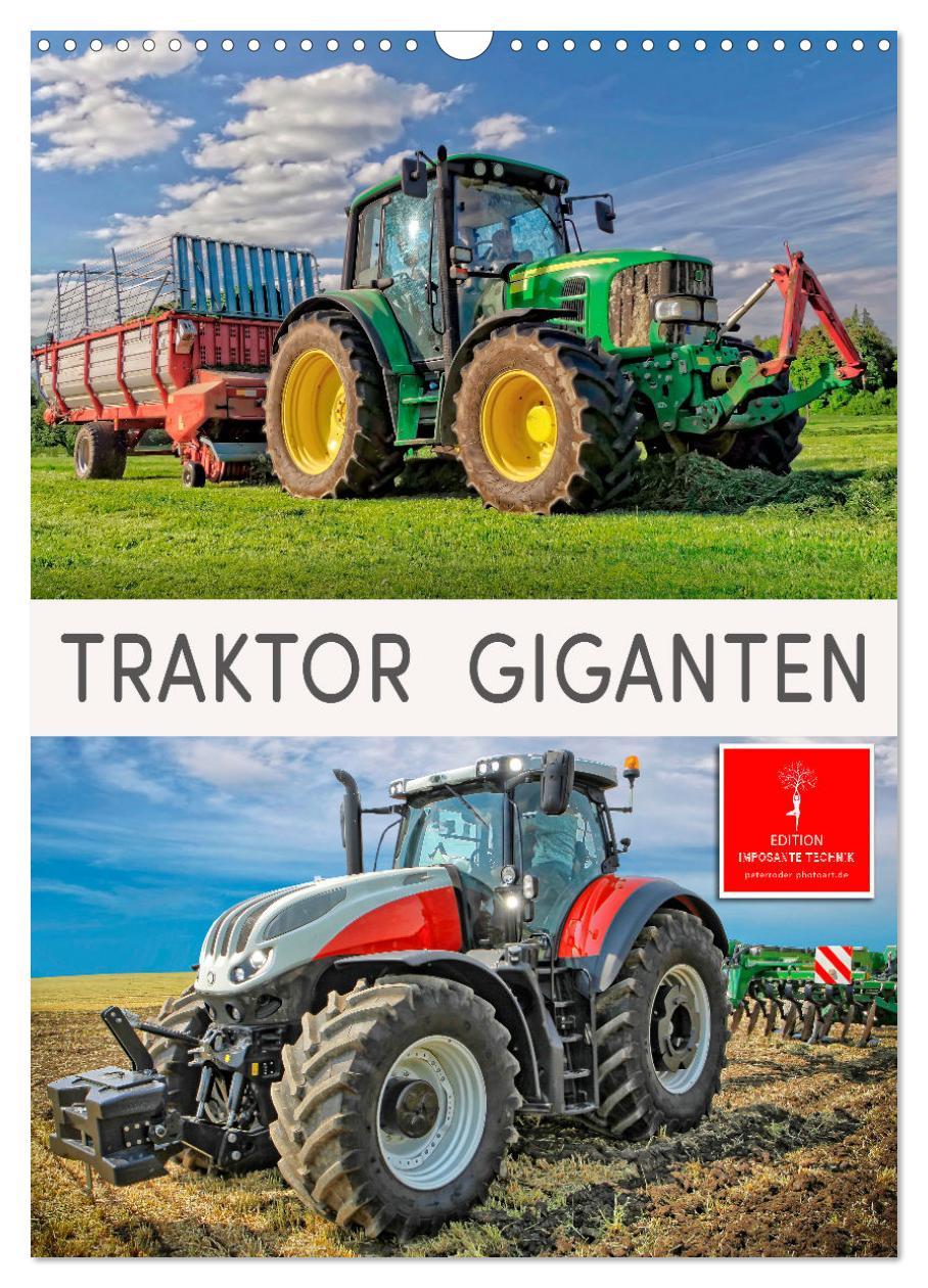 Cover: 9783435903481 | Traktor Giganten (Wandkalender 2025 DIN A3 hoch), CALVENDO...