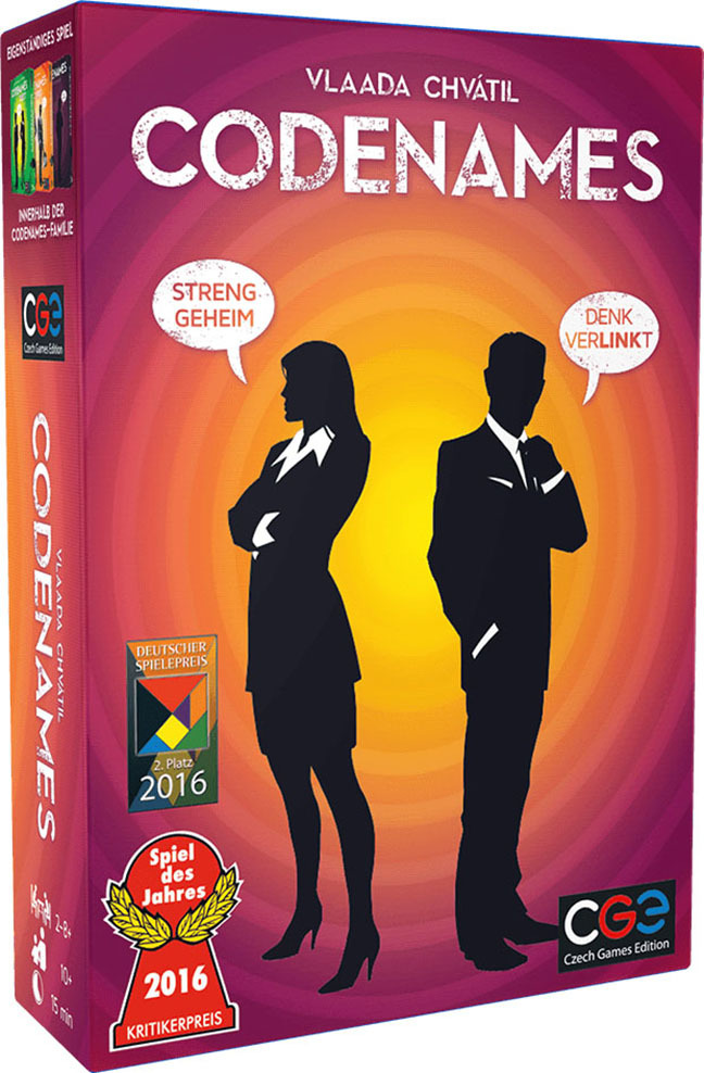 Cover: 4260664070702 | Codenames | Das clevere Assoziationsspiel | Vlaada Chvátil | Spiel