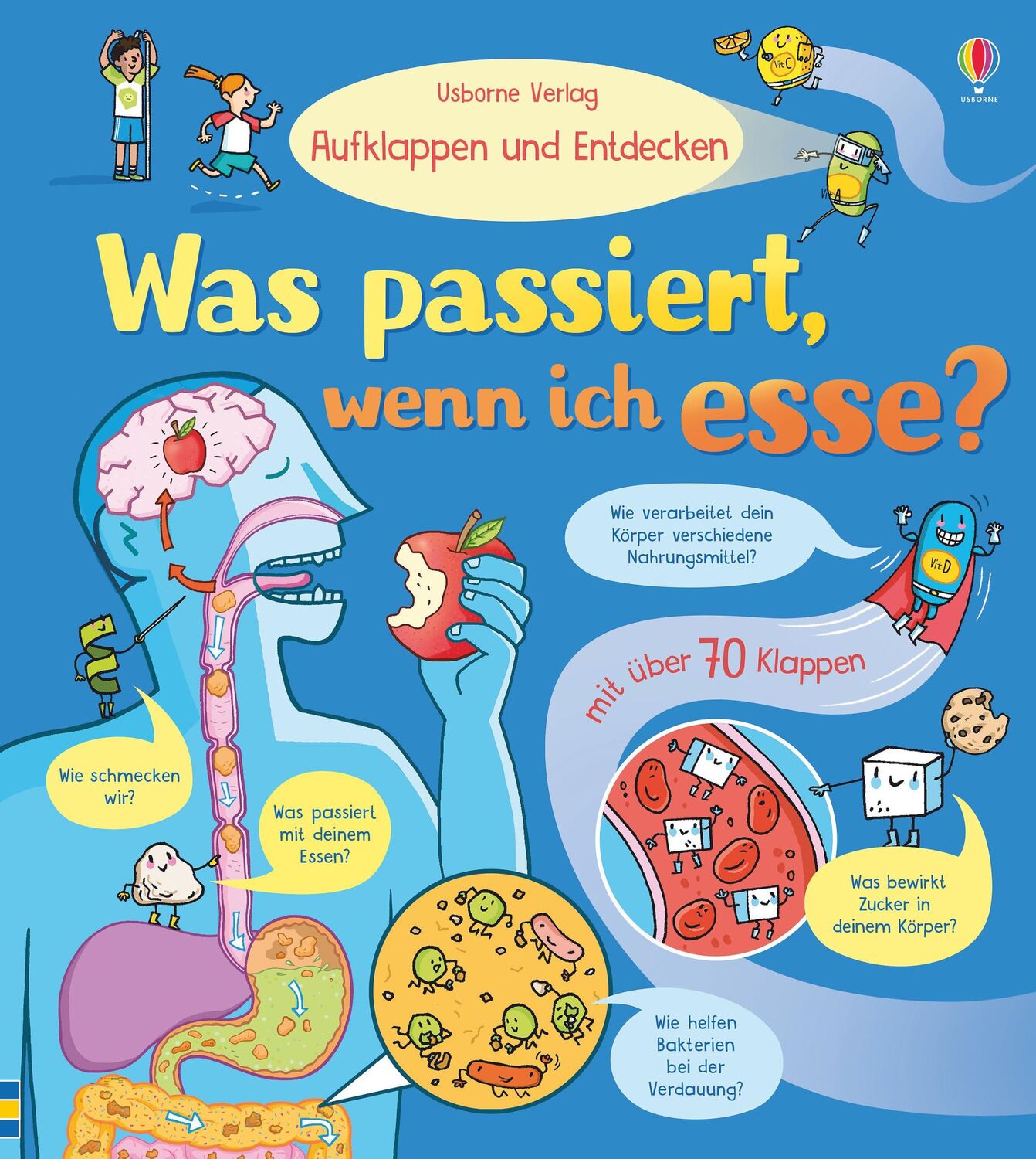 Cover: 9781789413359 | Aufklappen und Entdecken: Was passiert, wenn ich esse? | Emily Bone