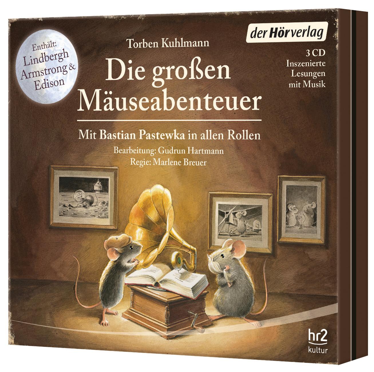 Cover: 9783844539929 | Die großen Mäuseabenteuer | Lindbergh - Armstrong - Edison | Kuhlmann