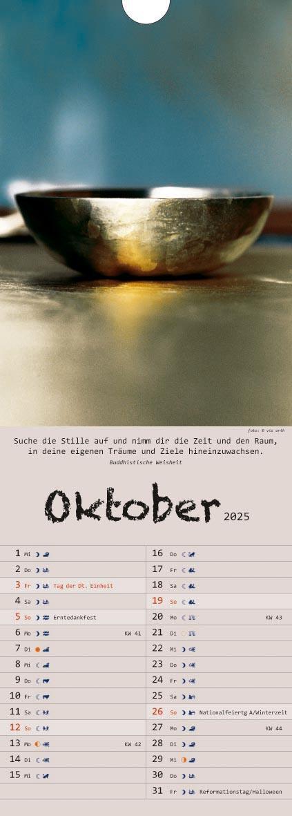 Bild: 9783948276355 | Spirit of Meditation. Kalender 2025 | Kalender | 14 S. | Deutsch