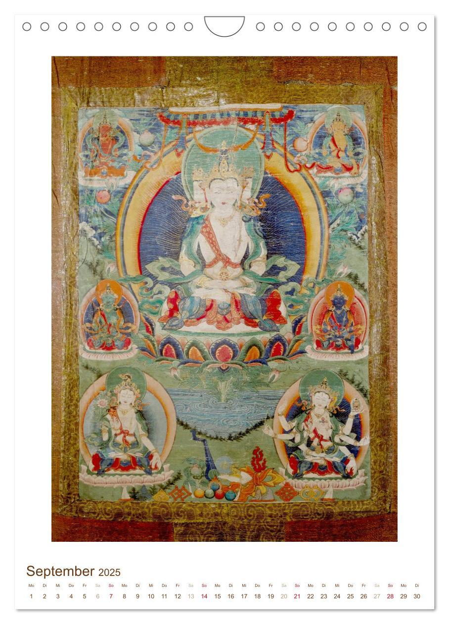 Bild: 9783457042700 | Mit Buddha durchs Jahr: historische Zeichnungen (Wandkalender 2025...