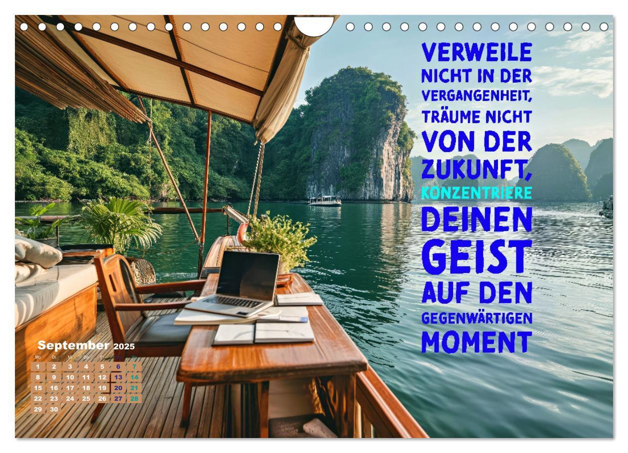 Bild: 9783383809552 | Work - Life - Balance - unterwegs mit coolen Sprüchen (Wandkalender...