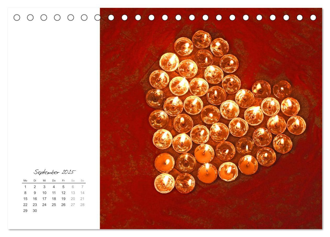 Bild: 9783435151455 | Ein Kalender voll Liebe (Tischkalender 2025 DIN A5 quer), CALVENDO...