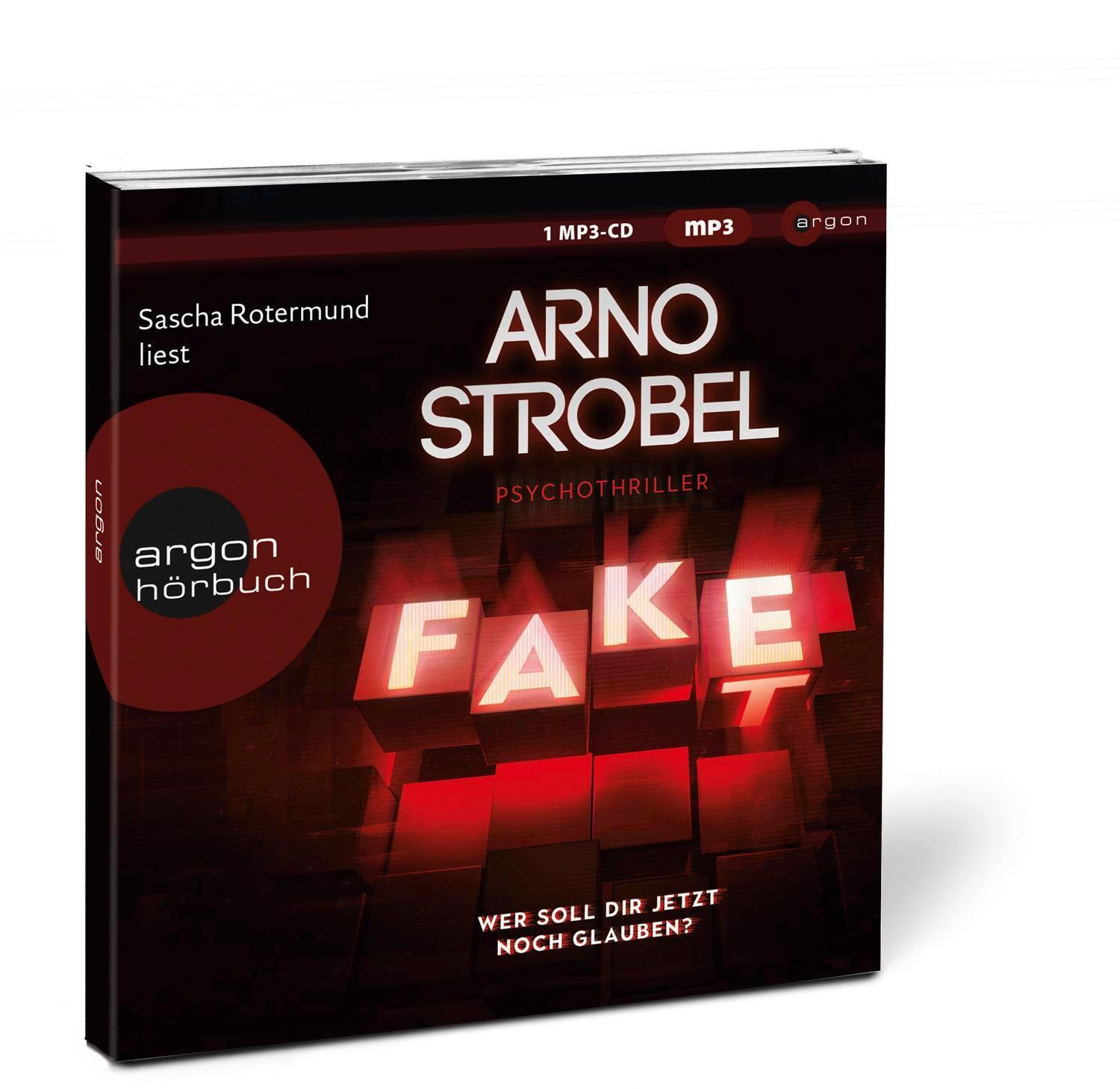 Bild: 9783839897508 | Fake - Wer soll dir jetzt noch glauben? | Arno Strobel | MP3 | Deutsch