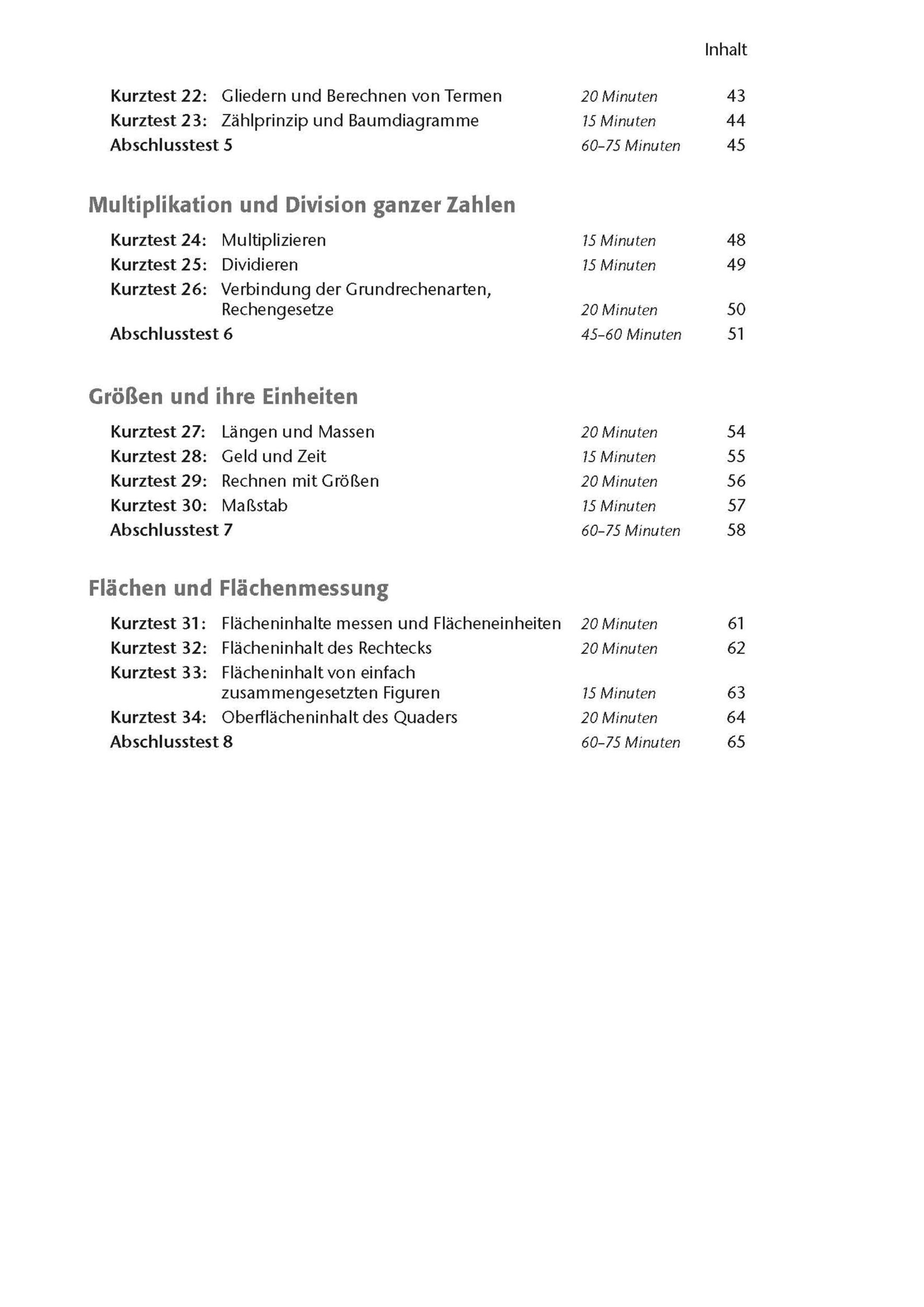 Bild: 9783804415928 | Fit in Test und Klassenarbeit - Mathematik 5./6. Klasse Gymnasium