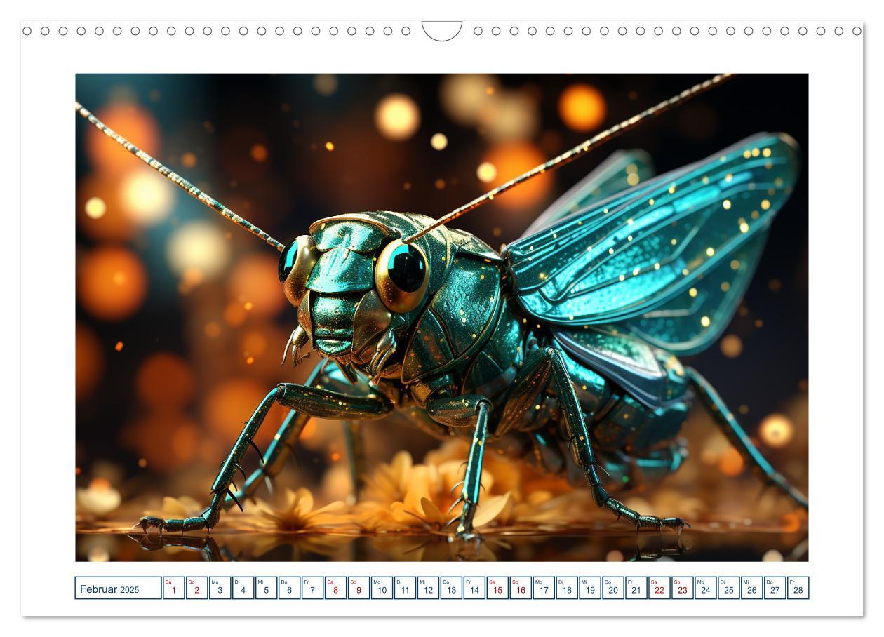 Bild: 9783383883606 | Magische Insekten (Wandkalender 2025 DIN A3 quer), CALVENDO...