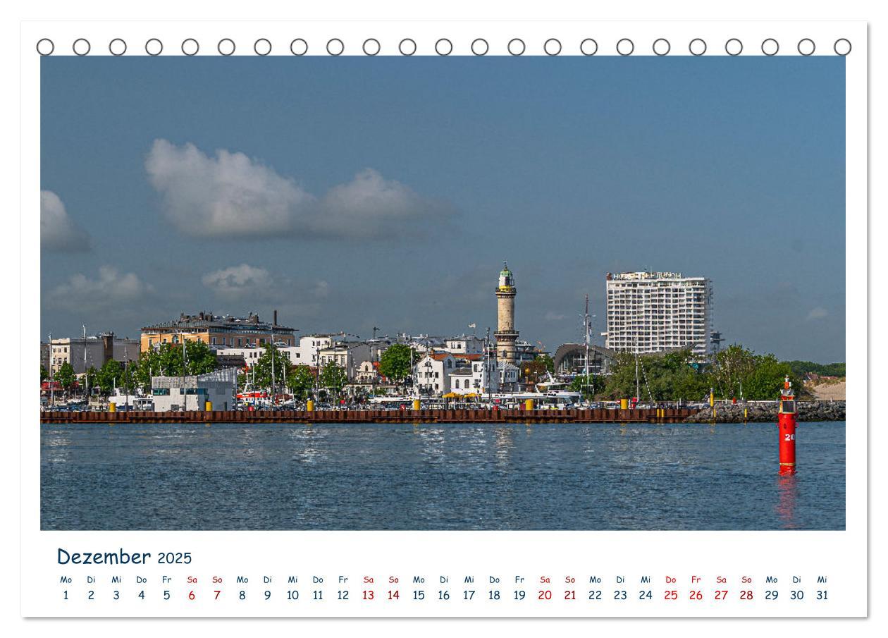 Bild: 9783383896149 | Warnemünde an der Ostsee (Tischkalender 2025 DIN A5 quer), CALVENDO...