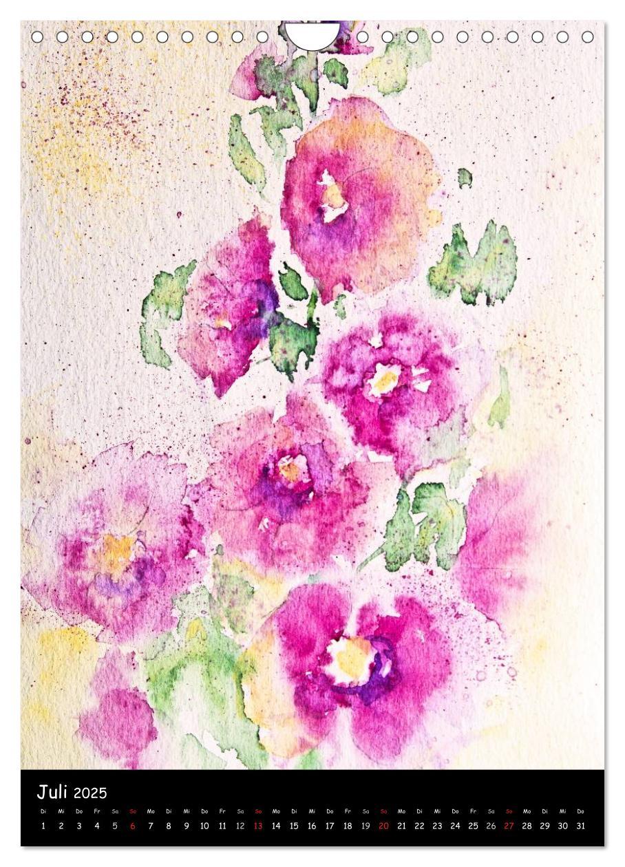 Bild: 9783457088906 | Impressionen in Aquarell (Wandkalender 2025 DIN A4 hoch), CALVENDO...