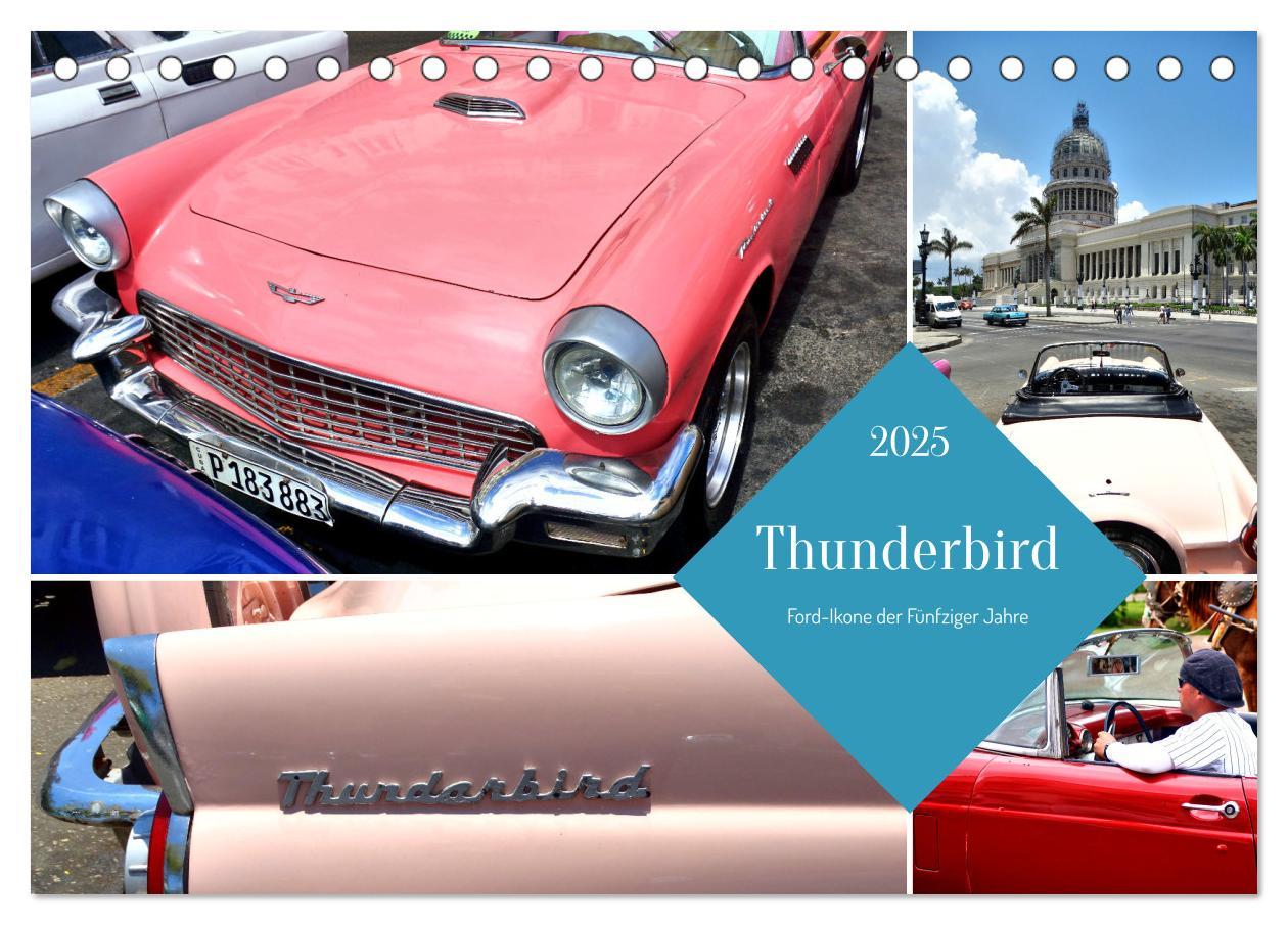 Cover: 9783457212967 | Thunderbird - Ford-Ikone der Fünfziger Jahre (Tischkalender 2025...