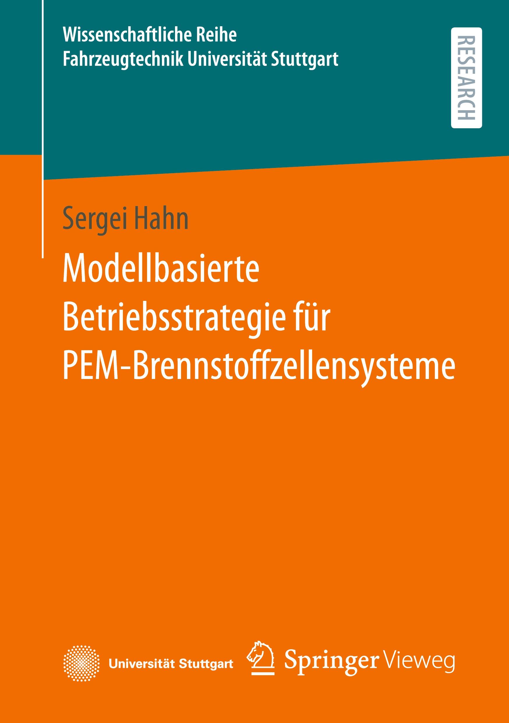 Cover: 9783658420857 | Modellbasierte Betriebsstrategie für PEM-Brennstoffzellensysteme | xxx