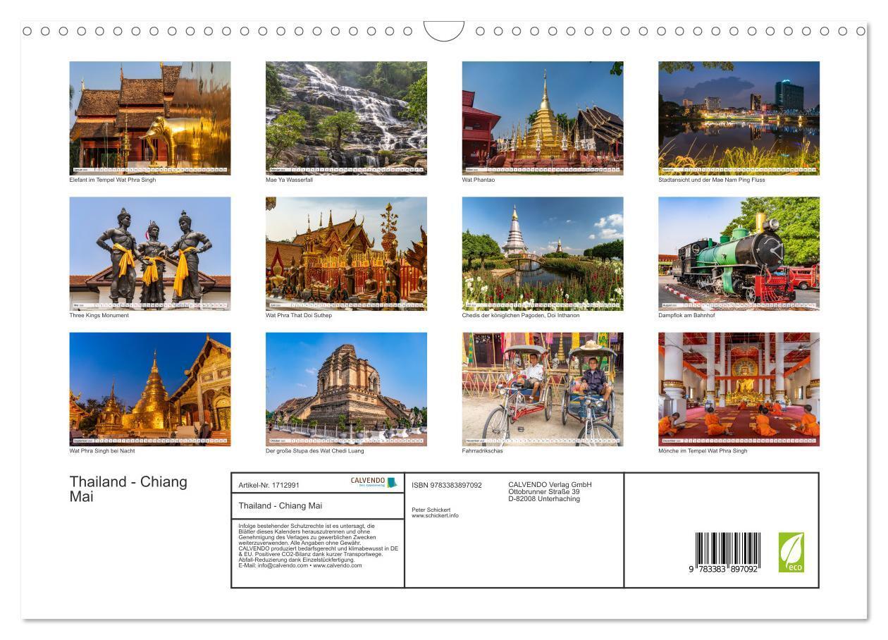 Bild: 9783383897092 | Thailand - Chiang Mai (Wandkalender 2025 DIN A3 quer), CALVENDO...