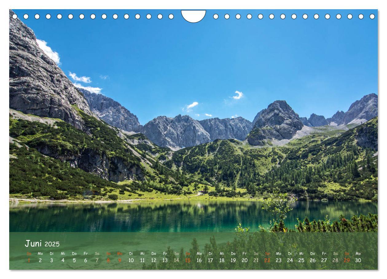 Bild: 9783435317219 | Naturparadies Zugspitzarena (Wandkalender 2025 DIN A4 quer),...