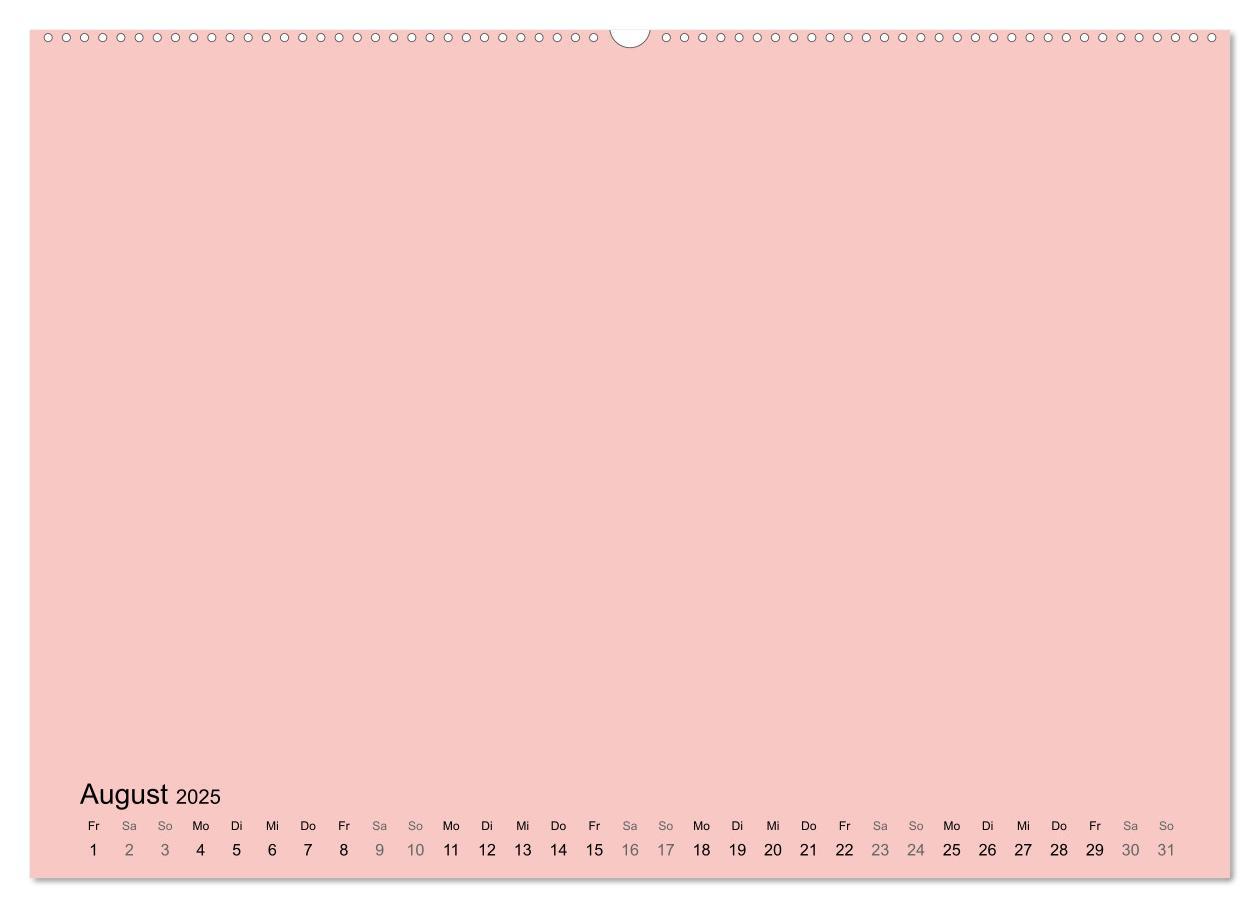 Bild: 9783435215393 | DIY Bastel-Kalender -Warme Pastell Farben- Zum Selbstgestalten...