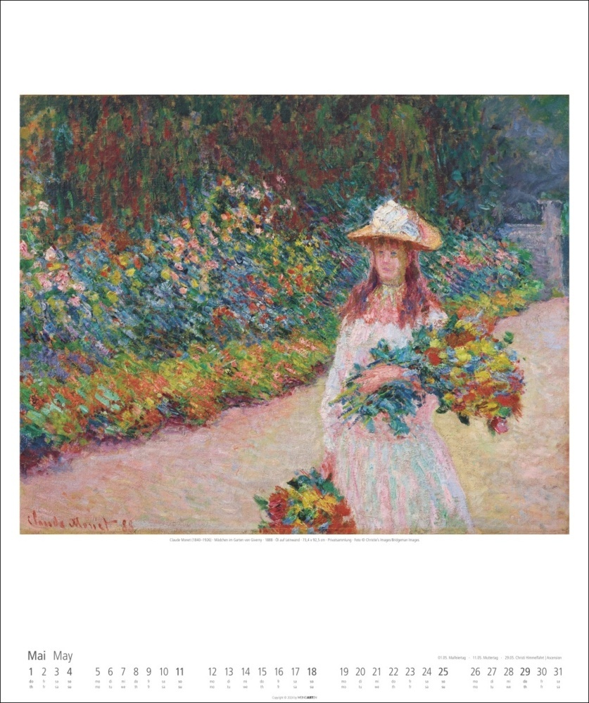 Bild: 9783839900178 | Claude Monet Kalender 2025 | Claude Monet | Kalender | Spiralbindung