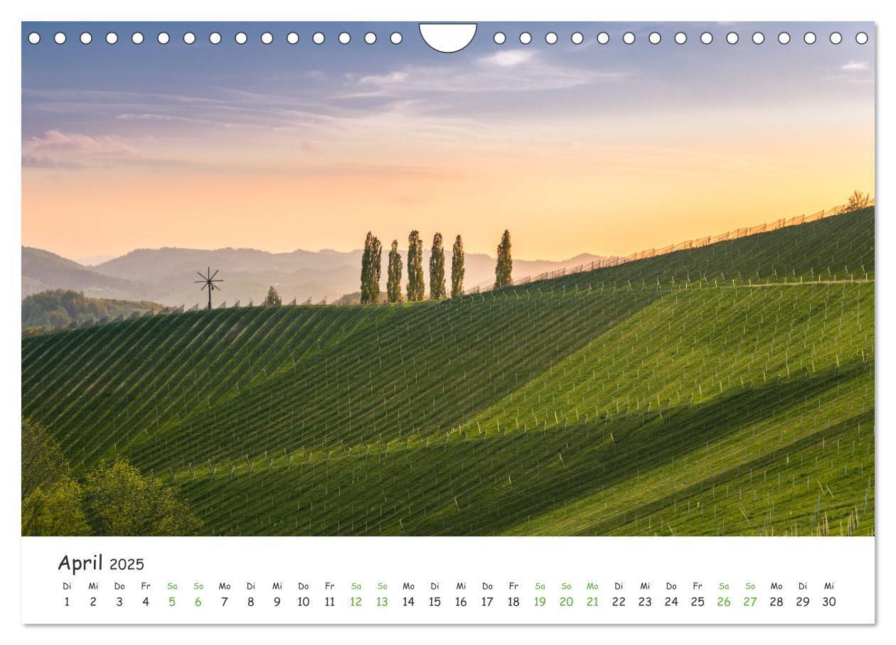 Bild: 9783435042357 | Südsteiermark365 (Wandkalender 2025 DIN A4 quer), CALVENDO...