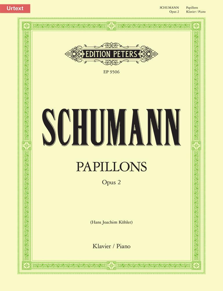 Cover: 9790014077129 | Papillons Op. 2 for Piano | Urtext | Robert Schumann | Taschenbuch