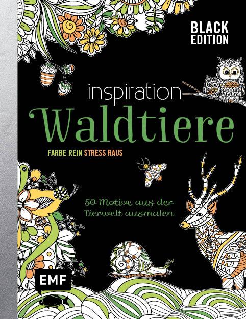 Cover: 9783745904079 | Black Edition: Inspiration Waldtiere | Taschenbuch | 64 S. | Deutsch