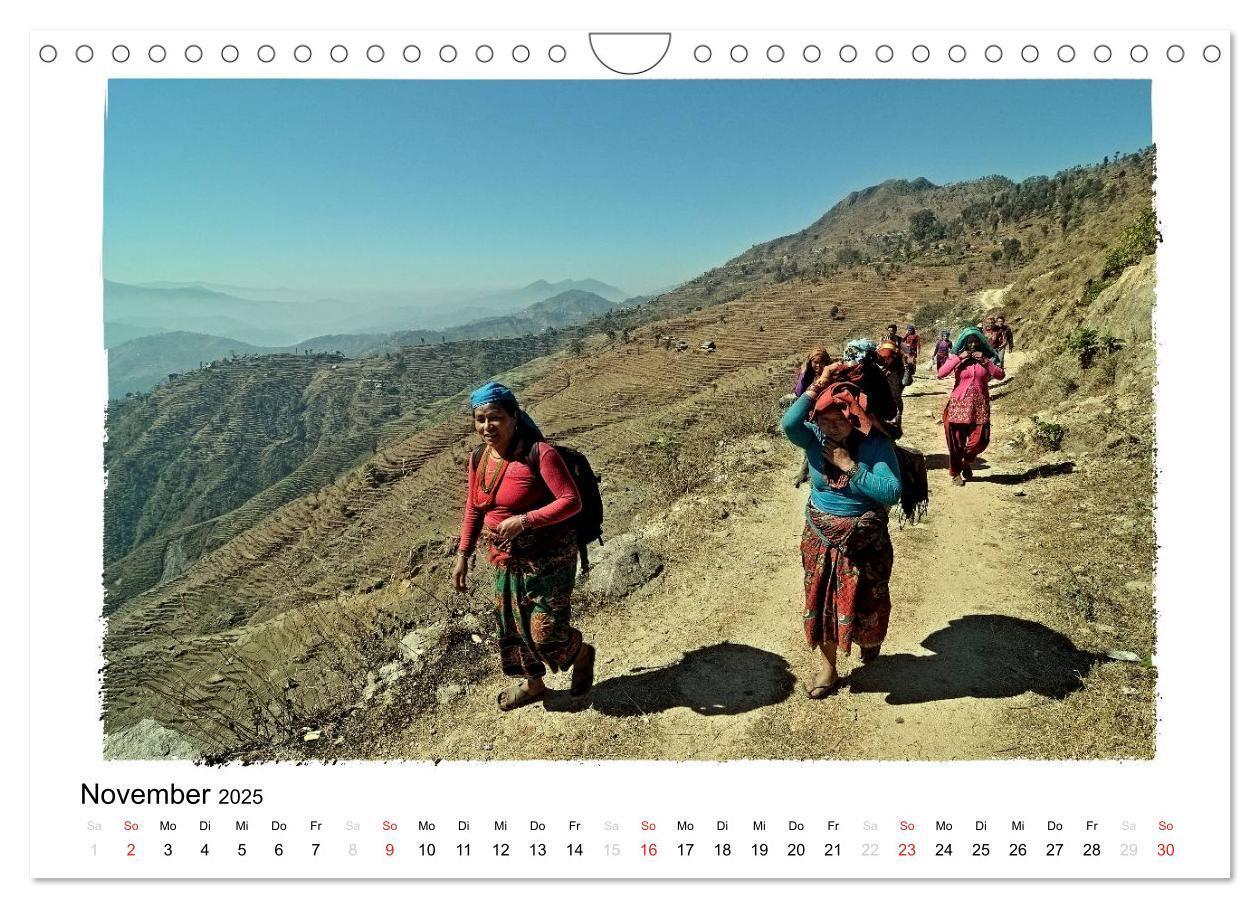 Bild: 9783435547111 | BEGEGNUNGEN IN NEPAL (Wandkalender 2025 DIN A4 quer), CALVENDO...