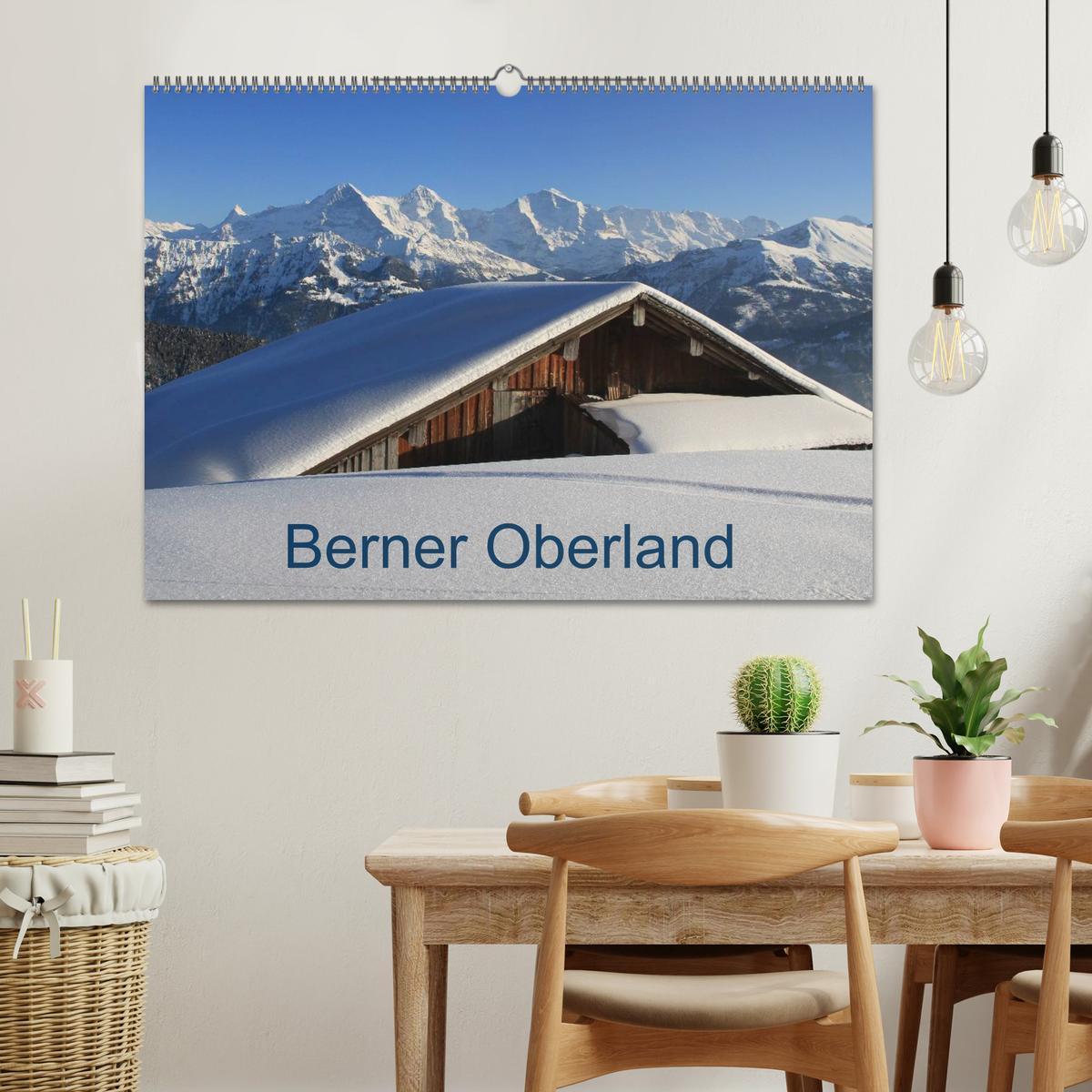 Bild: 9783435770267 | Berner Oberland (Wandkalender 2025 DIN A2 quer), CALVENDO...