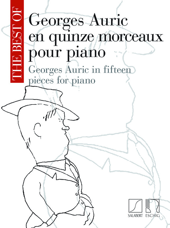 Cover: 9790048059900 | The Best of Georges Auric | en quinze morceaux pour piano | Auric