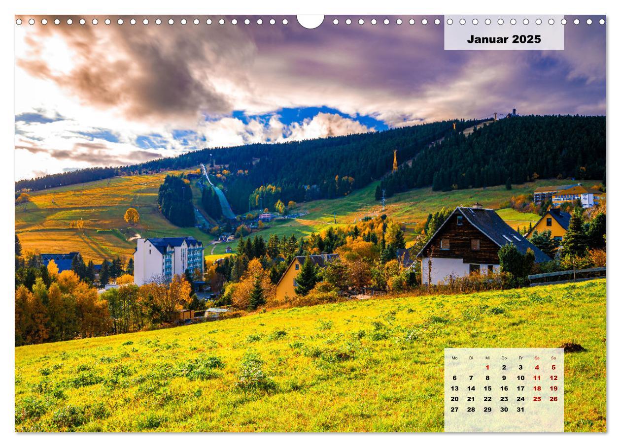 Bild: 9783435014255 | Oberwiesenthal und der Fichtelberg im Erzgebirge (Wandkalender 2025...