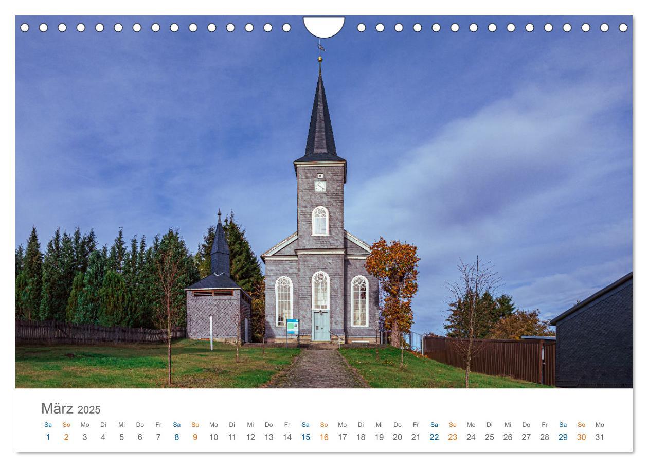 Bild: 9783457142318 | Rennsteig - Weitwanderweg (Wandkalender 2025 DIN A4 quer), CALVENDO...