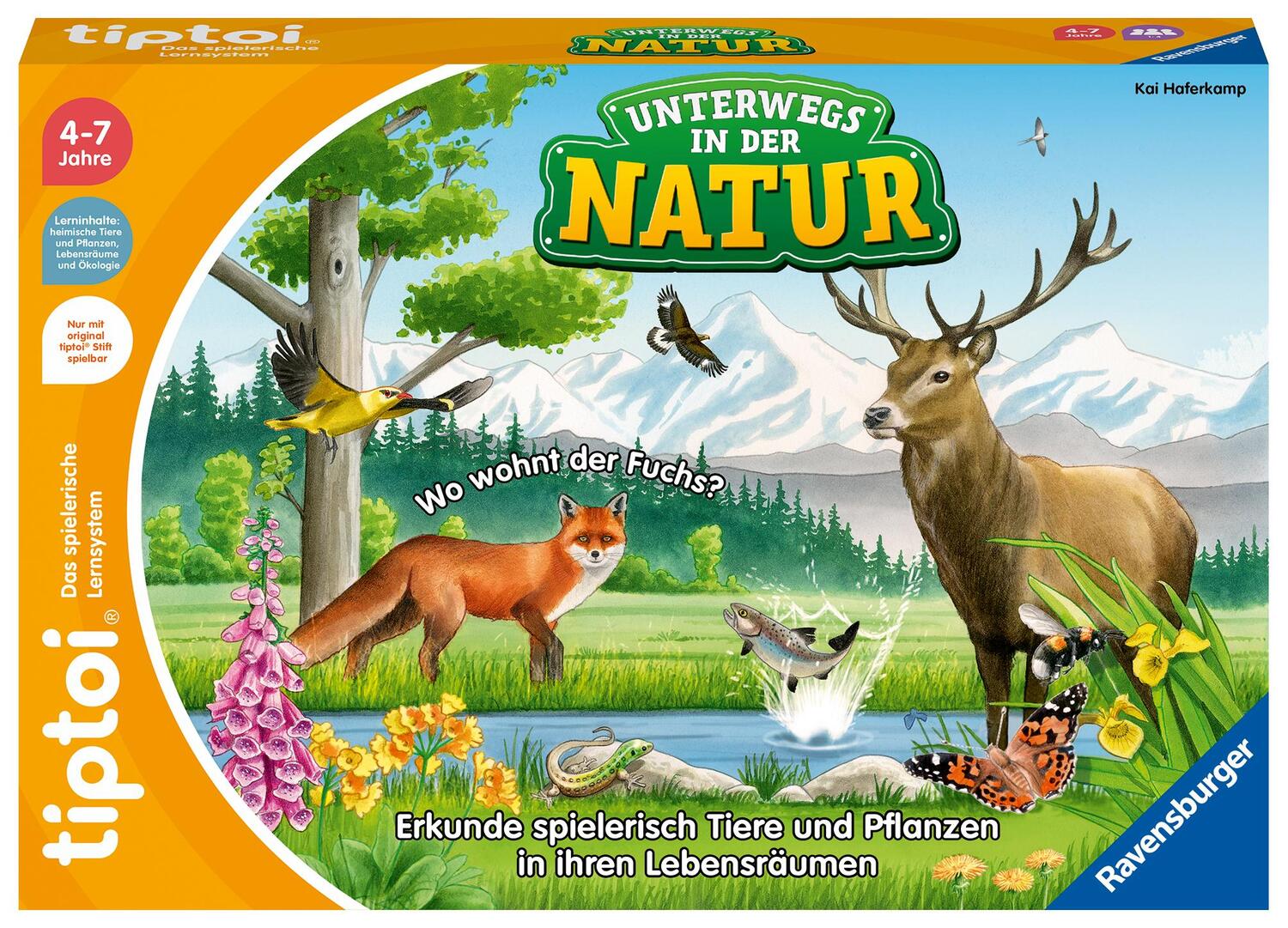 Cover: 4005556001217 | Ravensburger tiptoi Spiel 00121 Unterwegs in der Natur - Heimische...