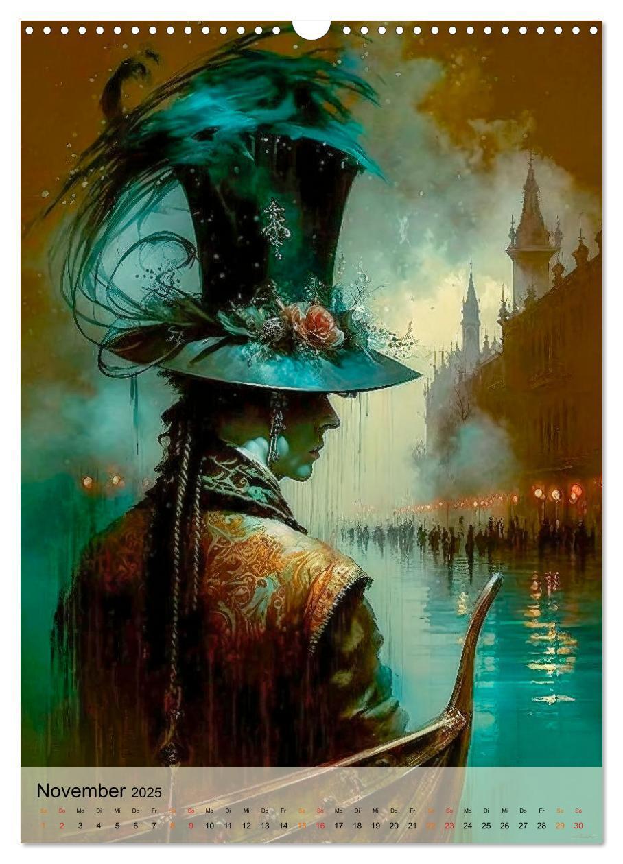 Bild: 9783435883325 | Venedig Karneval (Wandkalender 2025 DIN A3 hoch), CALVENDO...