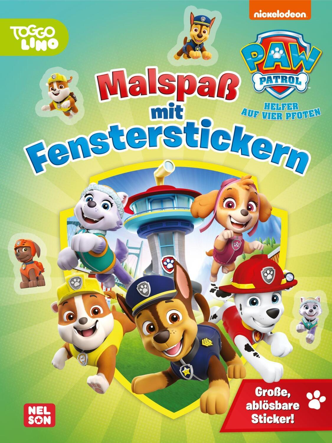 Cover: 9783845125831 | PAW Patrol Mitmachbuch: Malspaß mit Fensterstickern | Taschenbuch