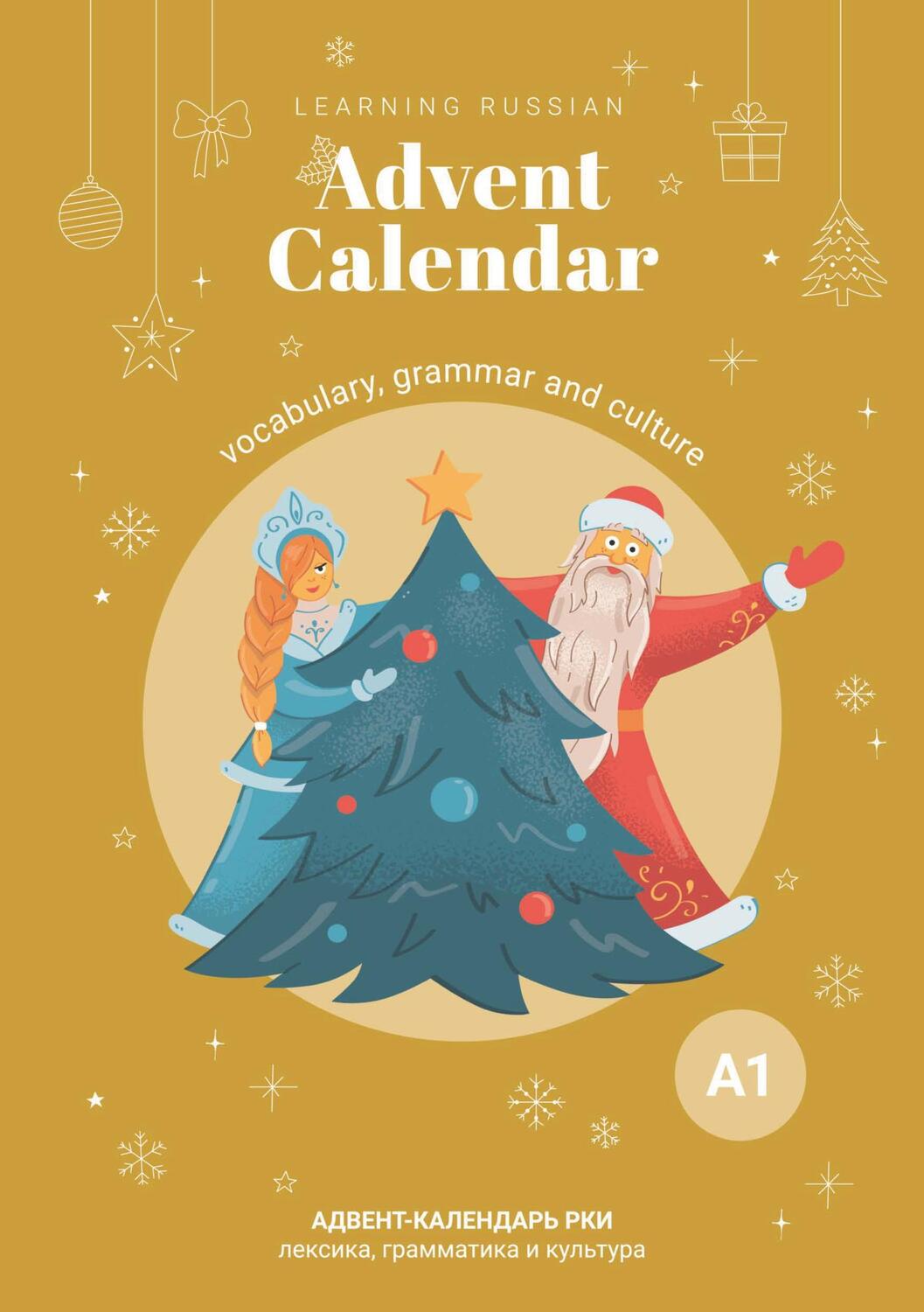 Cover: 9783769302943 | Learning Russian Advent Calendar A1 | vocabulary, grammar and culture