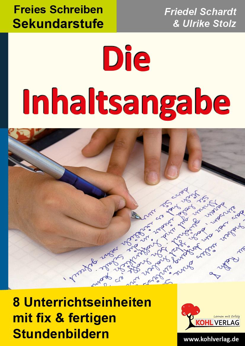 Cover: 9783866328983 | Die Inhaltsangabe | Friedel/Stolz, Ulrike Schardt | Taschenbuch | 2010