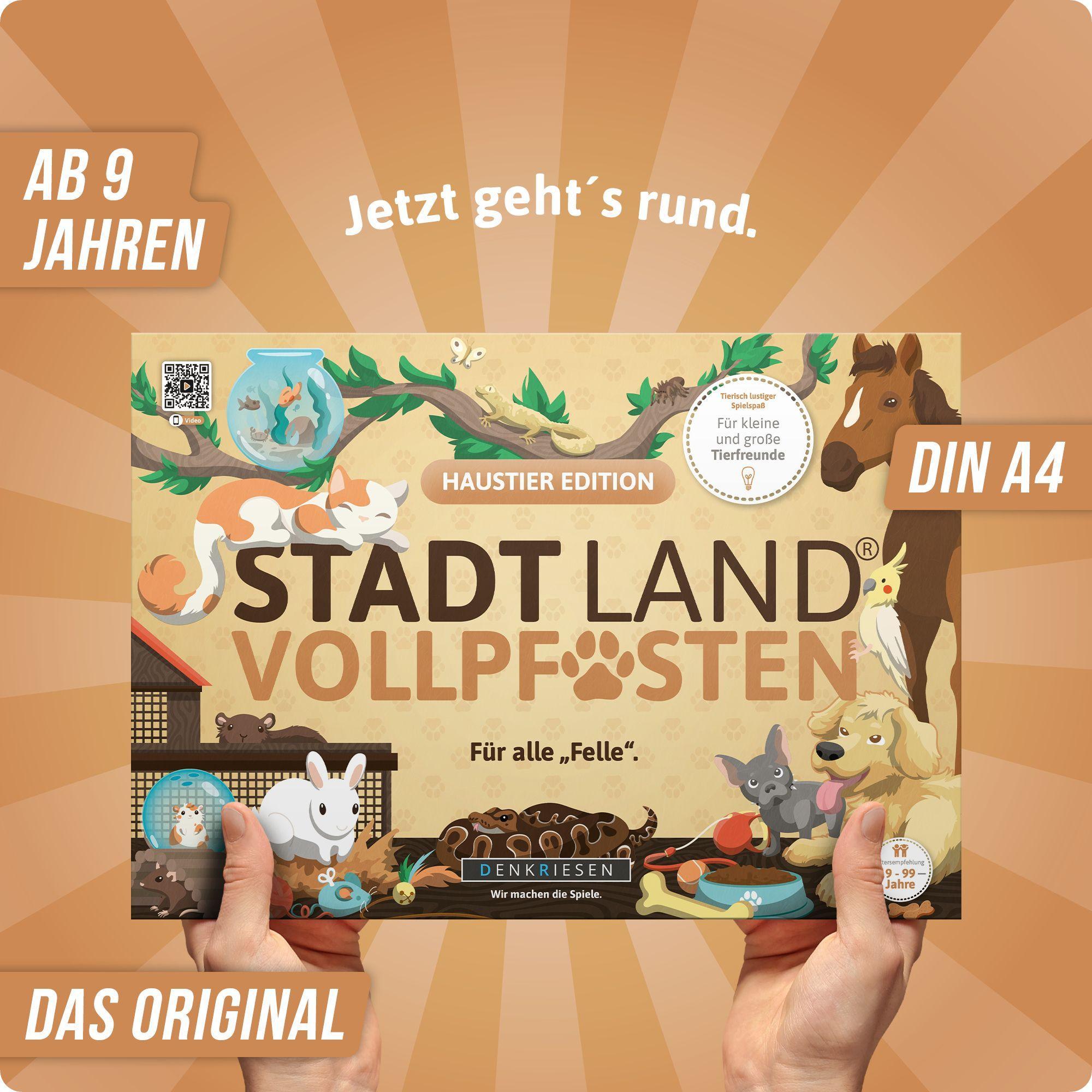 Bild: 4260528095278 | STADT LAND VOLLPFOSTEN® - HAUSTIER EDITION - "Für alle "Felle"." - A4