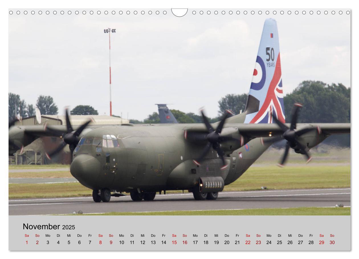 Bild: 9783435375417 | Transportflugzeug C-130 Hercules (Wandkalender 2025 DIN A3 quer),...