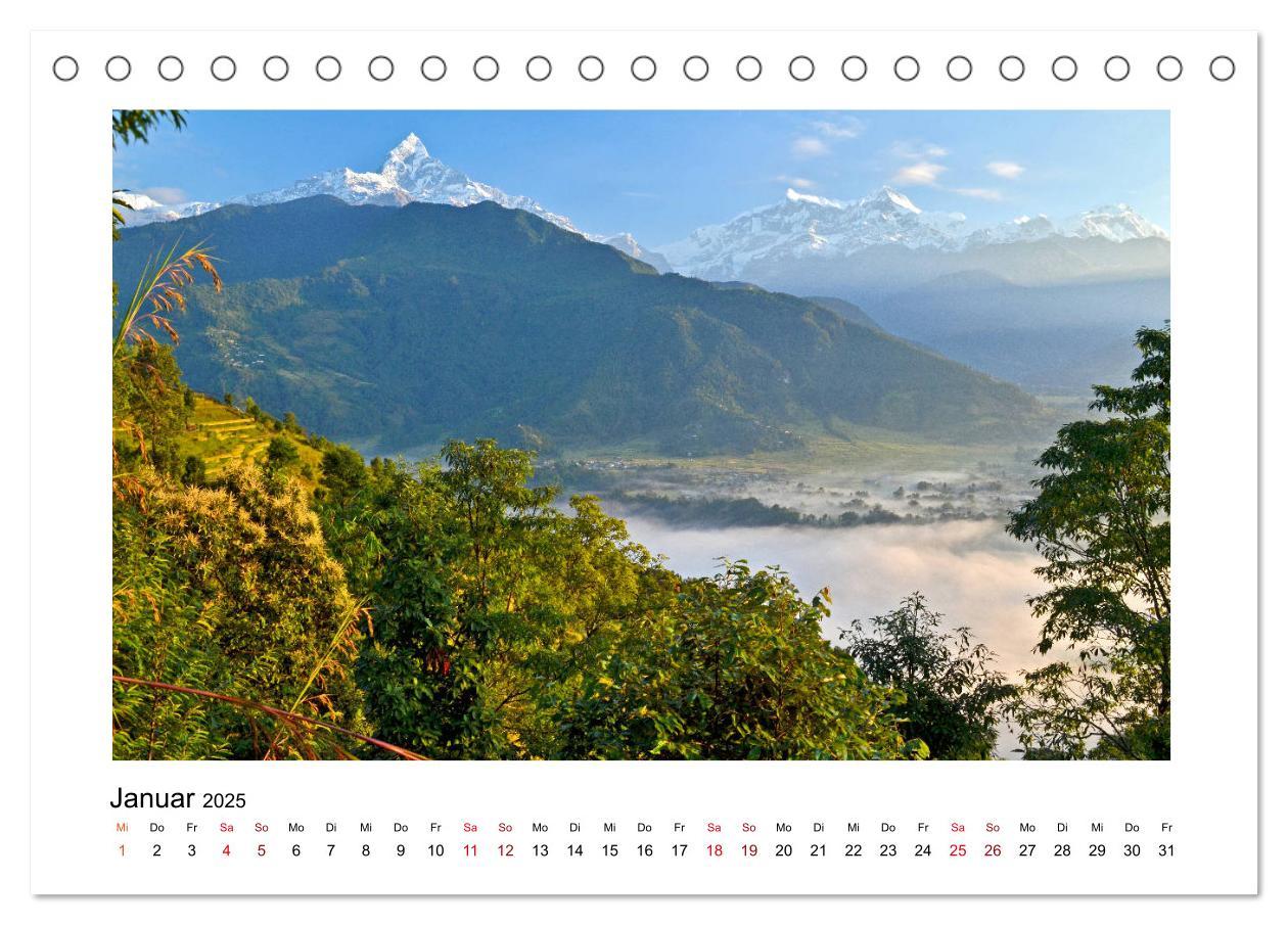 Bild: 9783435126507 | Nepal - Wanderparadies zwischen Annapurna &amp; Everest (Tischkalender...