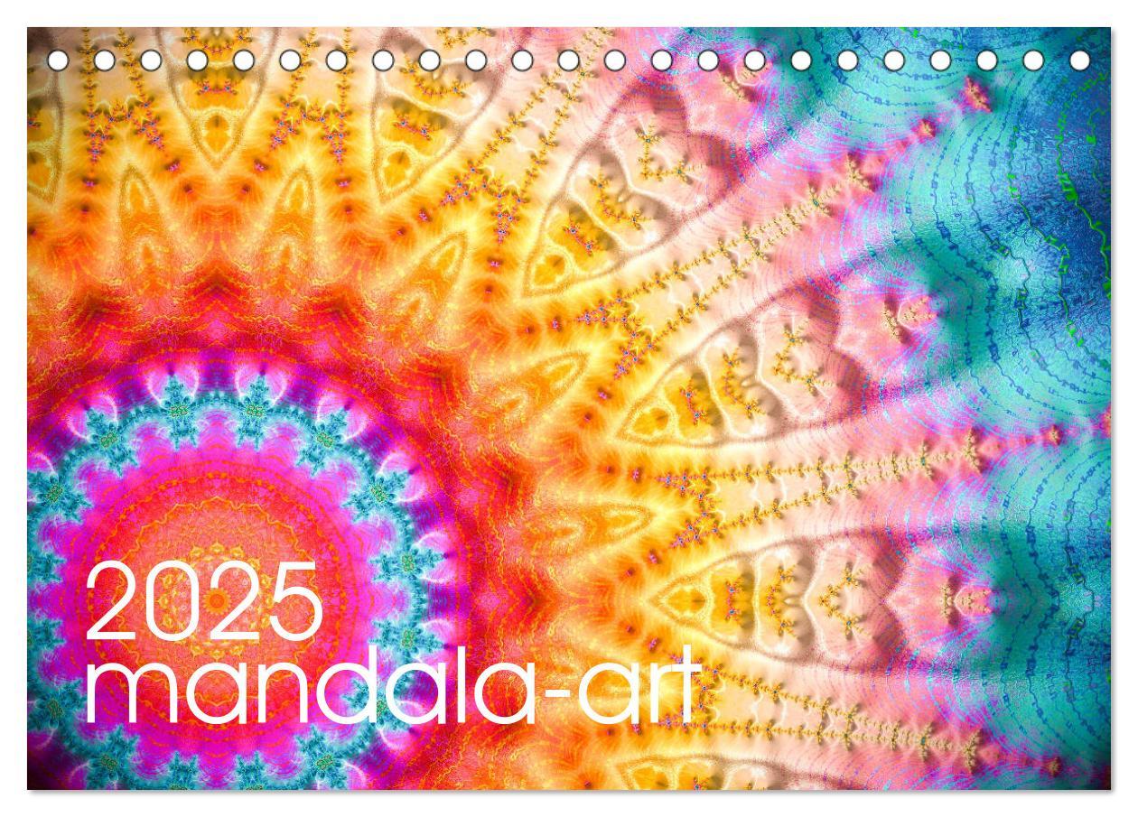 Cover: 9783435390687 | mandala-art (Tischkalender 2025 DIN A5 quer), CALVENDO Monatskalender