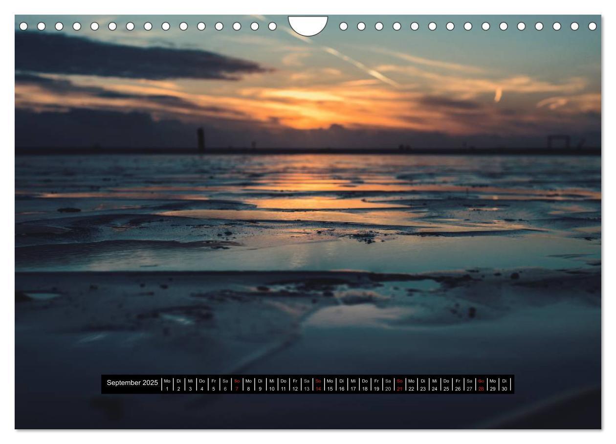 Bild: 9783435489916 | Abendlicht über der Nordsee (Wandkalender 2025 DIN A4 quer),...